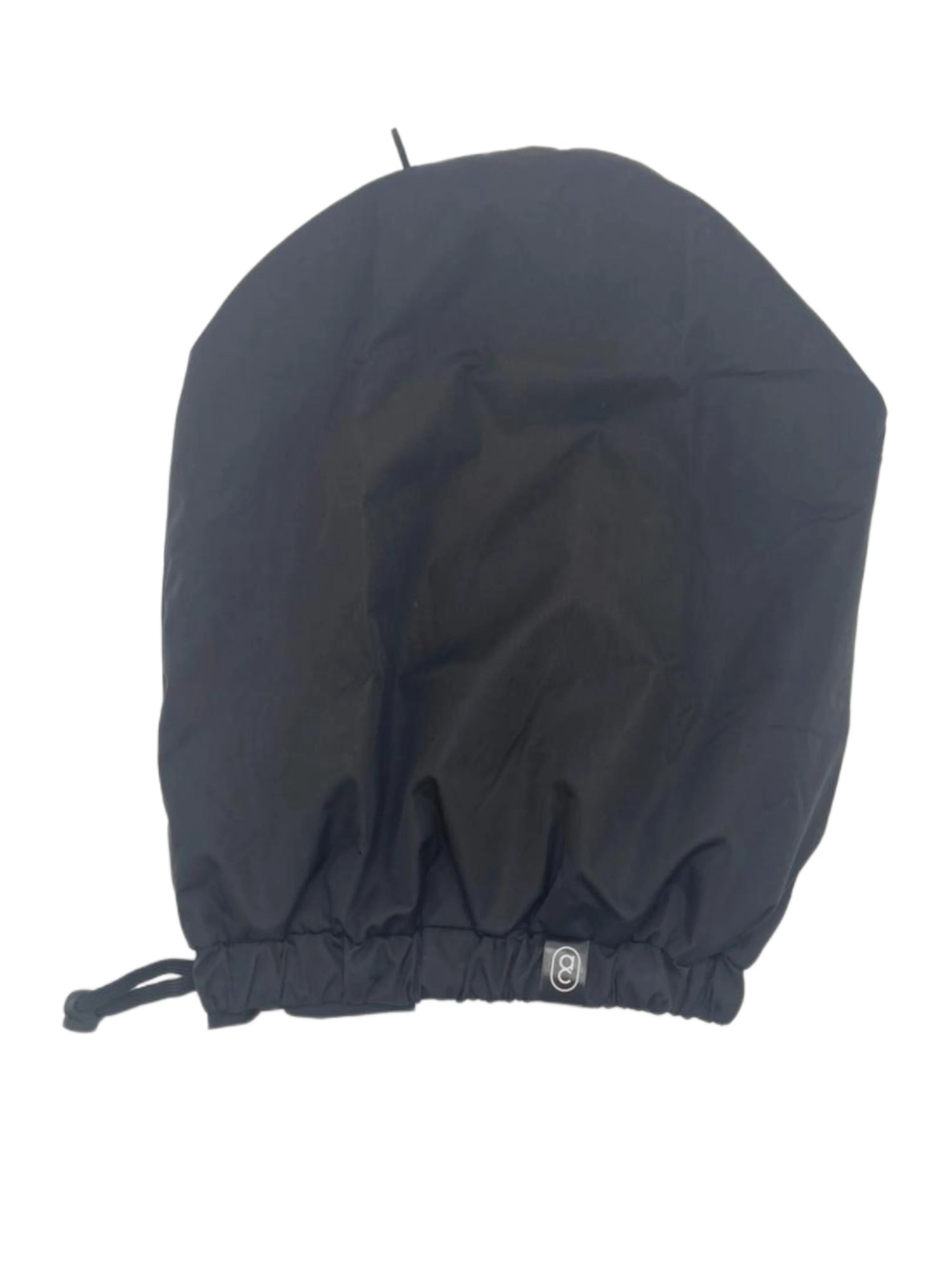 Large Satin - Lined Shower Cap - Black
